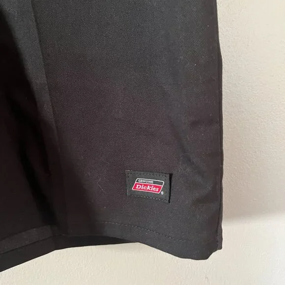 Dickies Sz 34x13 Black Work Shorts Knee Length Like New - Picture 2 of 8